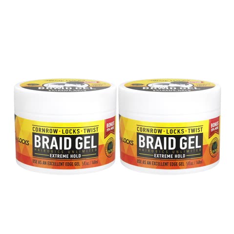AllDay Locks Braid Gel 5oz 2pack DISCONTINUED